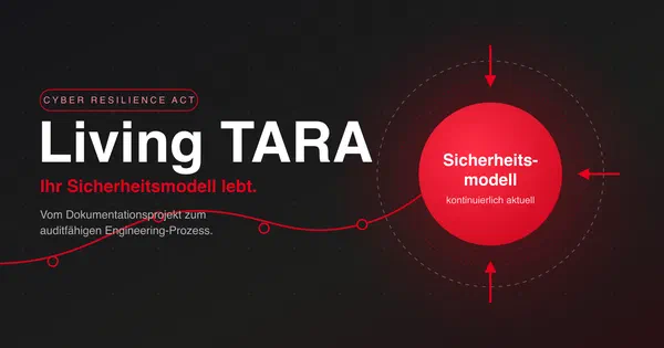 Living TARA: Warum der Cyber Resilience Act Ihren Engineering-Prozess verändert, nicht Ihre Dokumentation