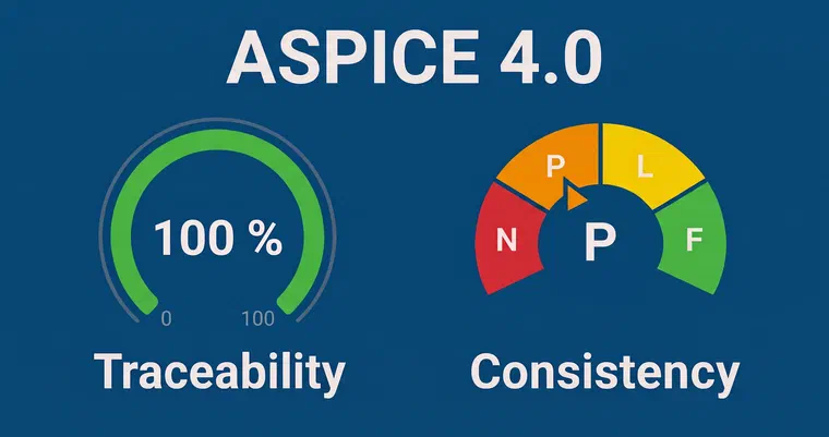 Link-Coverage 100 %, ASPICE-Assessment trotzdem gefährdet.