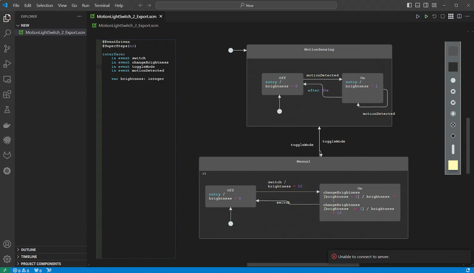 itemis CREATE in Visual Studio Code