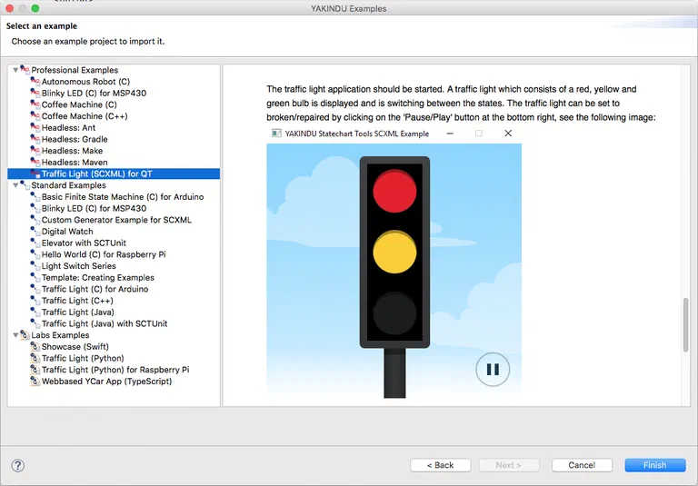 SCXML mit itemis CREATE - Ampel-Beispiel